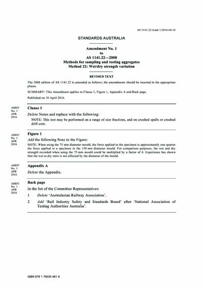 Standards PDF Cover Page