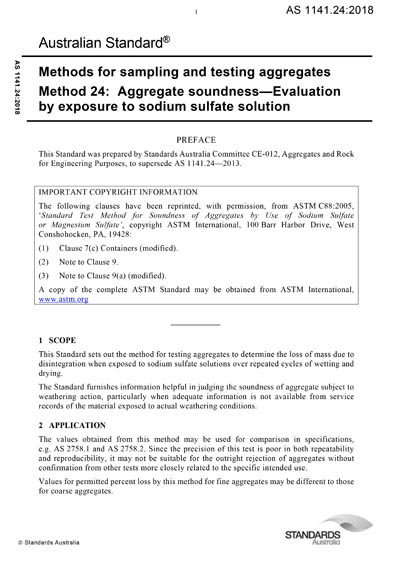Standards PDF Cover Page