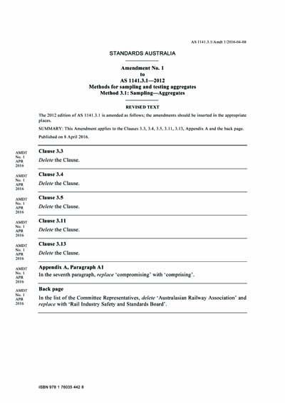 Standards PDF Cover Page