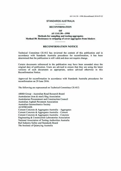 Standards PDF Cover Page