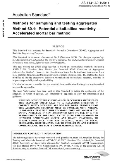 Standards PDF Cover Page