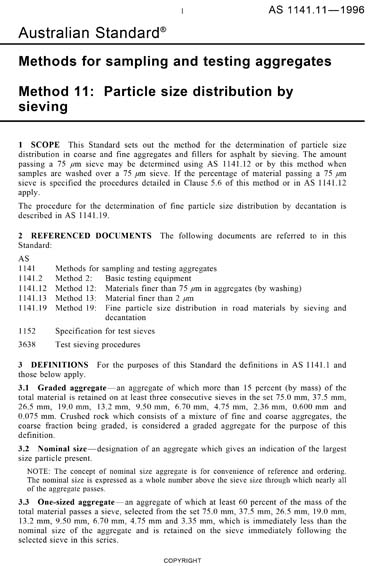 Standards PDF Cover Page