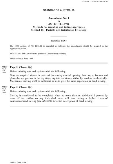 Standards PDF Cover Page