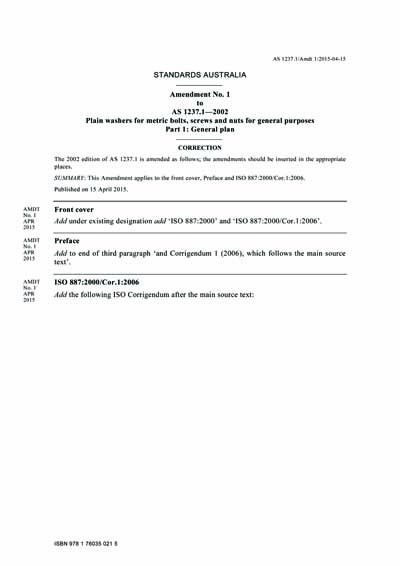 Standards PDF Cover Page