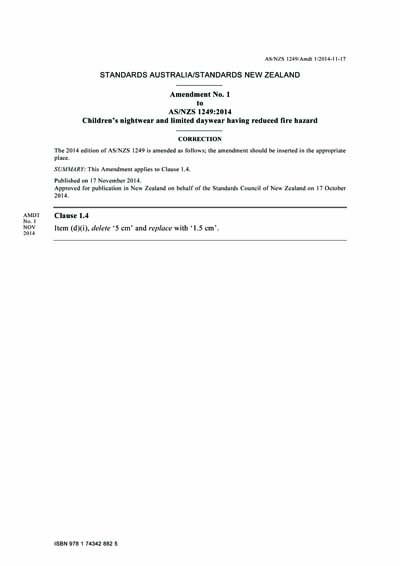 Standards PDF Cover Page