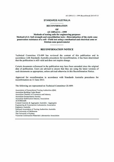 Standards PDF Cover Page