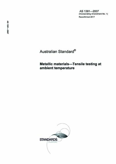 Standards PDF Cover Page