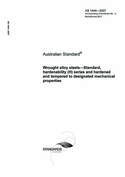 Standards PDF Cover Page