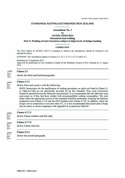 Standards PDF Cover Page
