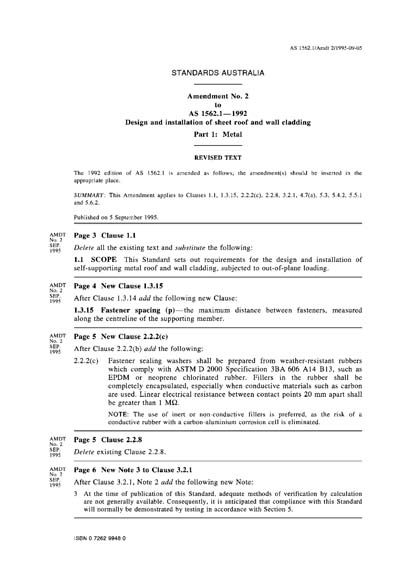 Standards PDF Cover Page