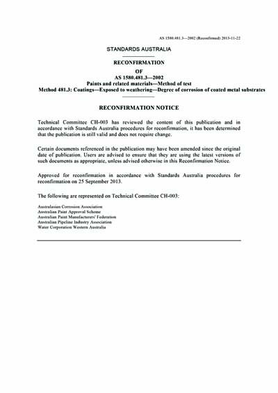Standards PDF Cover Page