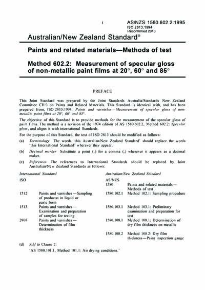 Standards PDF Cover Page