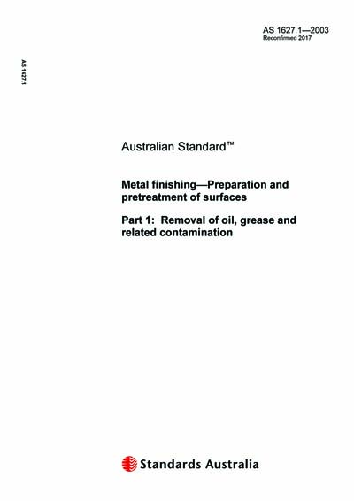 Standards PDF Cover Page
