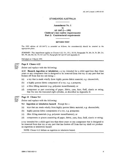 Standards PDF Cover Page