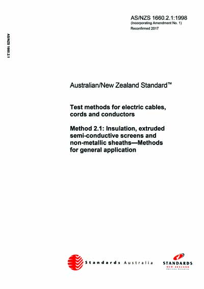 Standards PDF Cover Page
