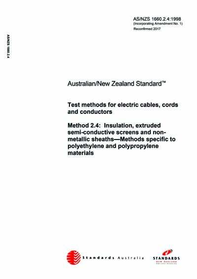 Standards PDF Cover Page