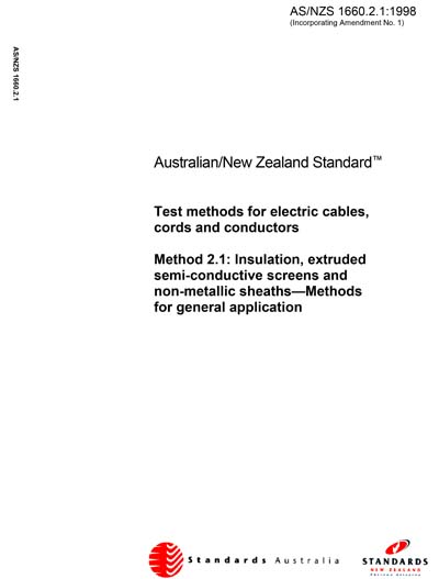 Standards PDF Cover Page