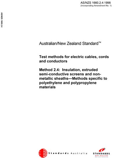 Standards PDF Cover Page