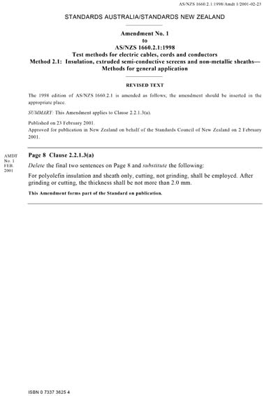 Standards PDF Cover Page