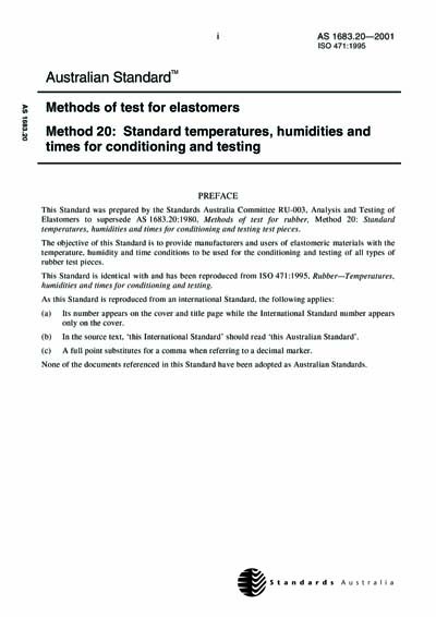Standards PDF Cover Page