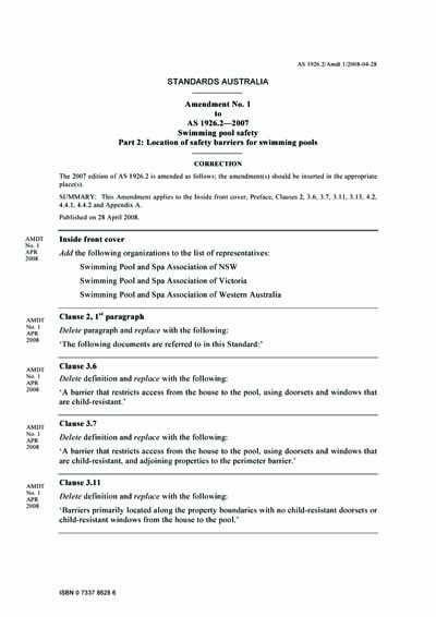 Standards PDF Cover Page