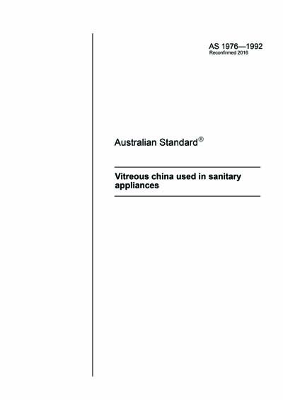 Standards PDF Cover Page