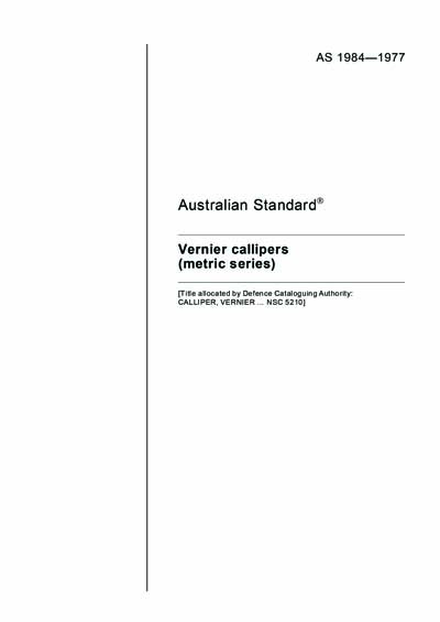 Standards PDF Cover Page