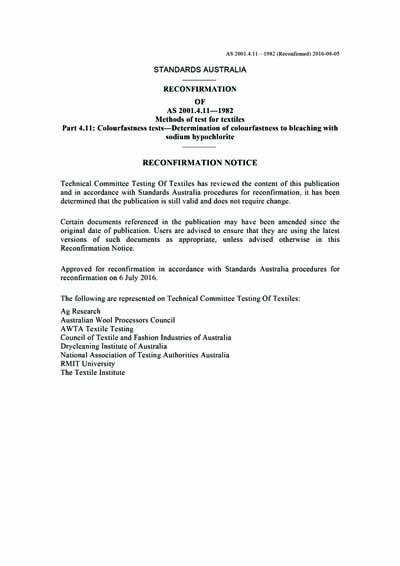 Standards PDF Cover Page