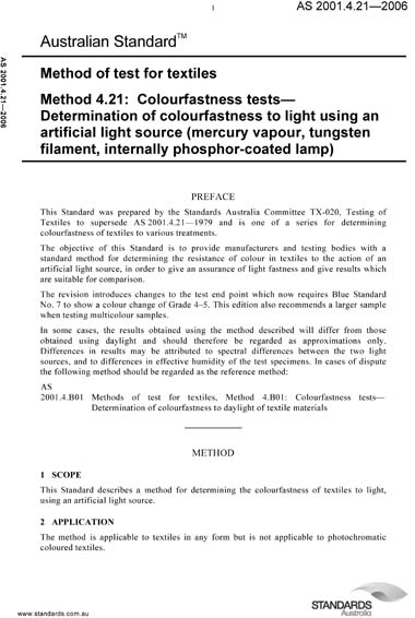 Standards PDF Cover Page
