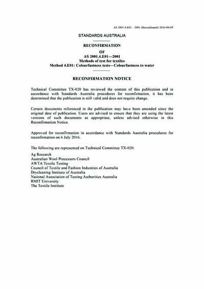 Standards PDF Cover Page
