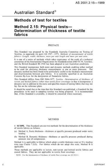 Standards PDF Cover Page