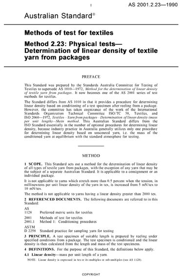 Standards PDF Cover Page