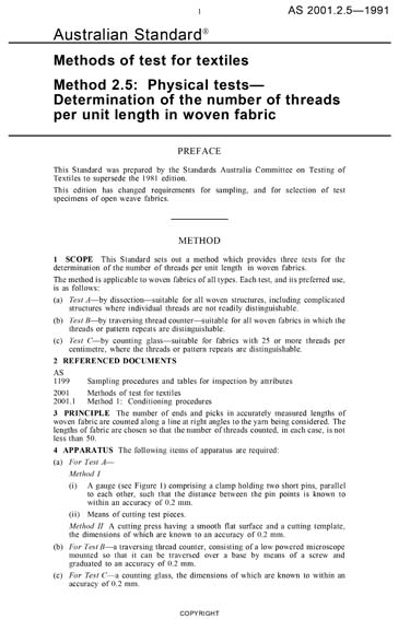 Standards PDF Cover Page