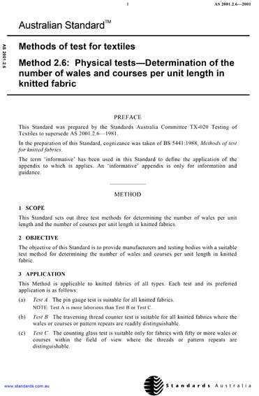 Standards PDF Cover Page