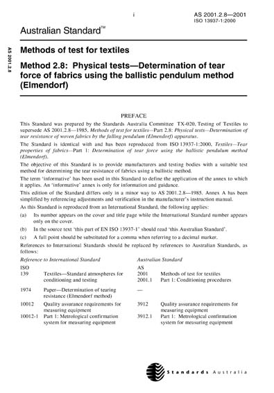 Standards PDF Cover Page