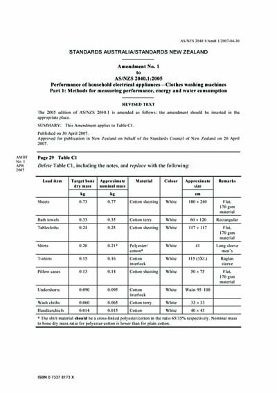 Standards PDF Cover Page