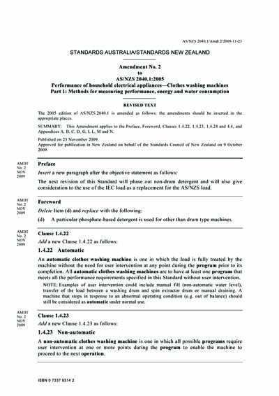 Standards PDF Cover Page