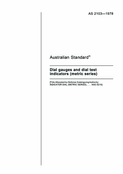 Standards PDF Cover Page