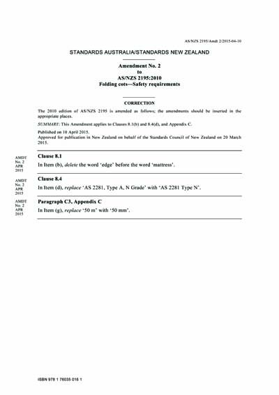 Standards PDF Cover Page