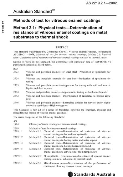 Standards PDF Cover Page