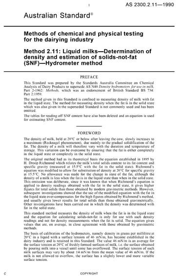 AS 2300.2.11-1990 - Methods of chemical and physical testing for the ...