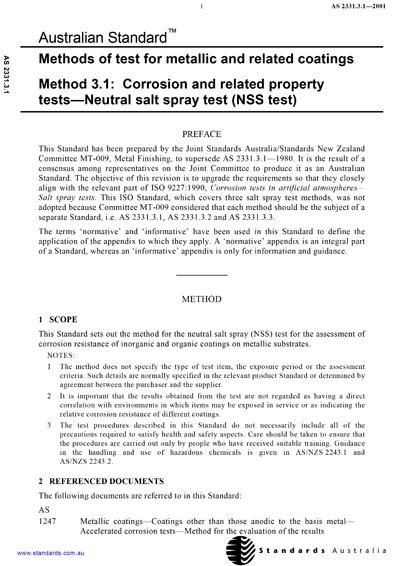 Standards PDF Cover Page