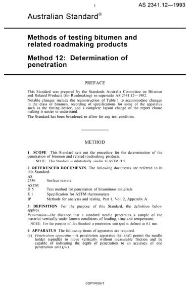 Standards PDF Cover Page