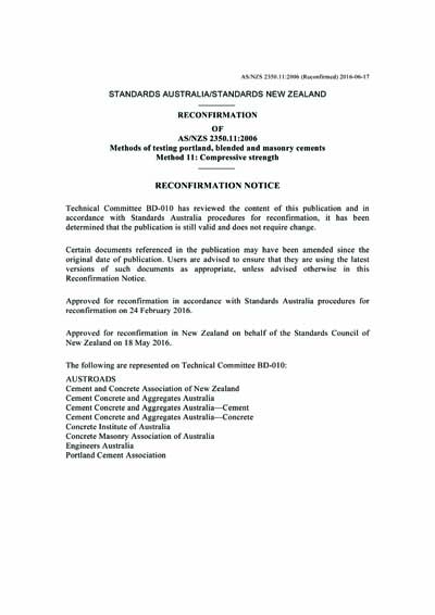 Standards PDF Cover Page