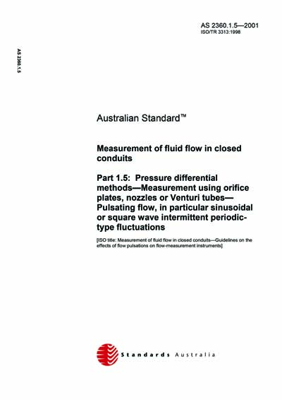 Standards PDF Cover Page