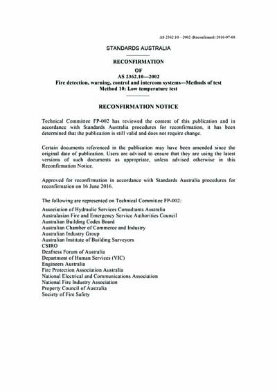 Standards PDF Cover Page