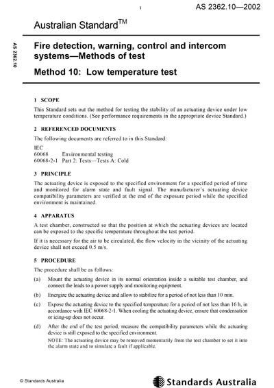Standards PDF Cover Page