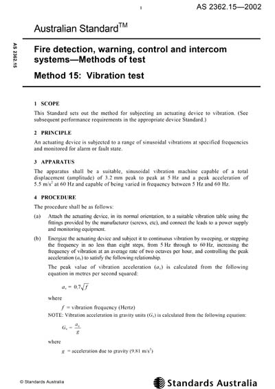 Standards PDF Cover Page