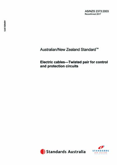 Standards PDF Cover Page