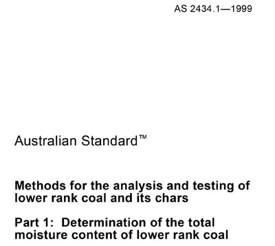 AS 2434.1-1999 - Methods for the analysis and testing of lower rank ...